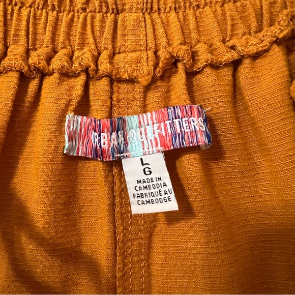 Urban Outfitters | Harley Linen Tie Strap Wide Leg Overalls Jumpsuit Size L - Picture 4 of 16